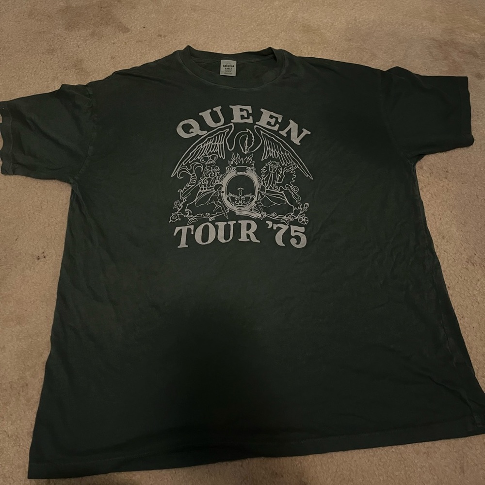 Oversized American eagle graphic tee
